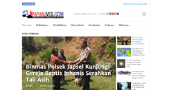 Desktop Screenshot of papualives.com